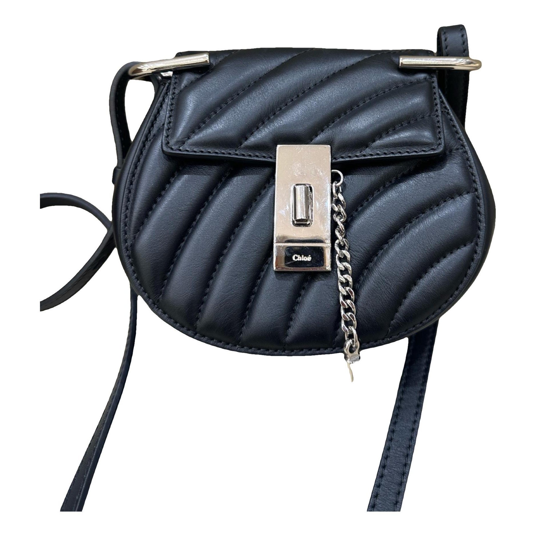 Drew leather handbag
