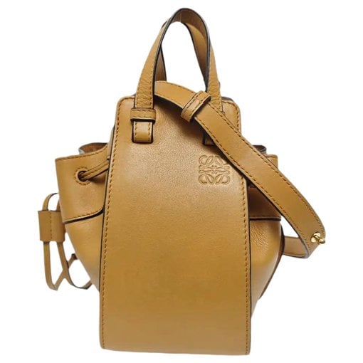 Hammock leather handbag