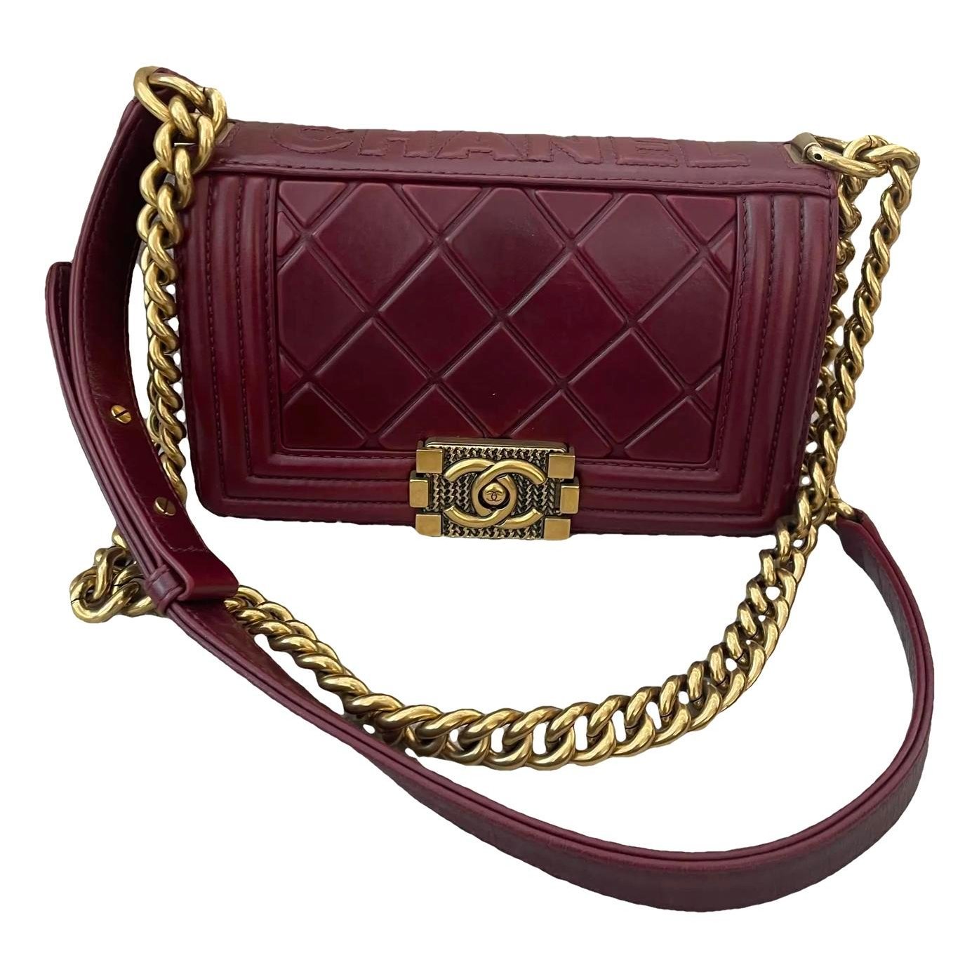 Boy leather crossbody bag