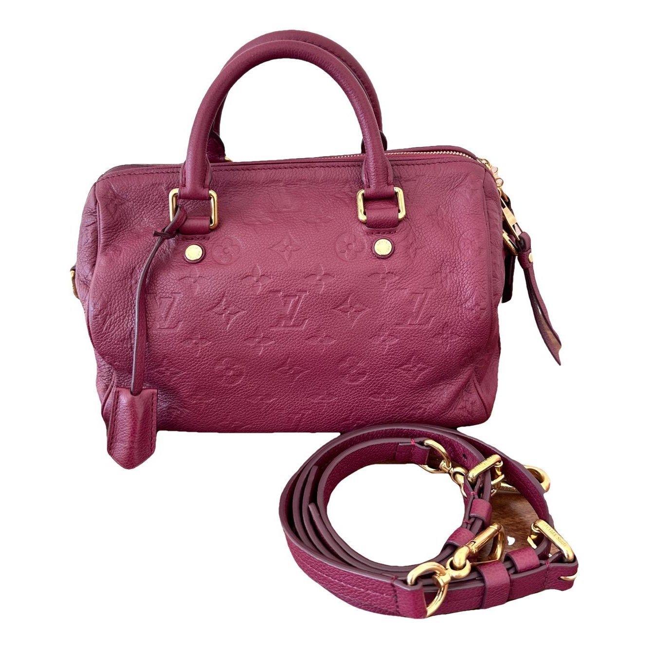 Speedy leather handbag