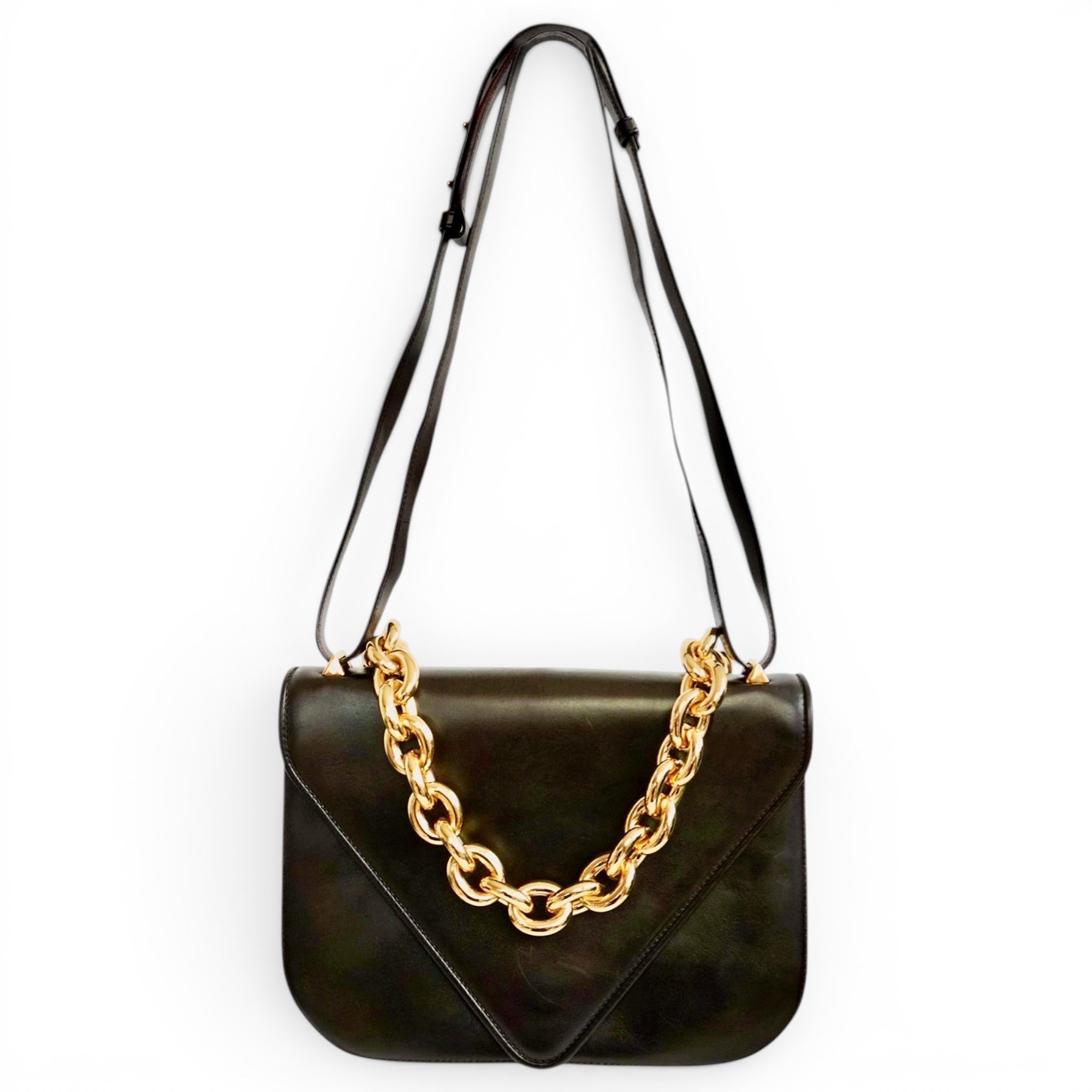 Mount leather handbag