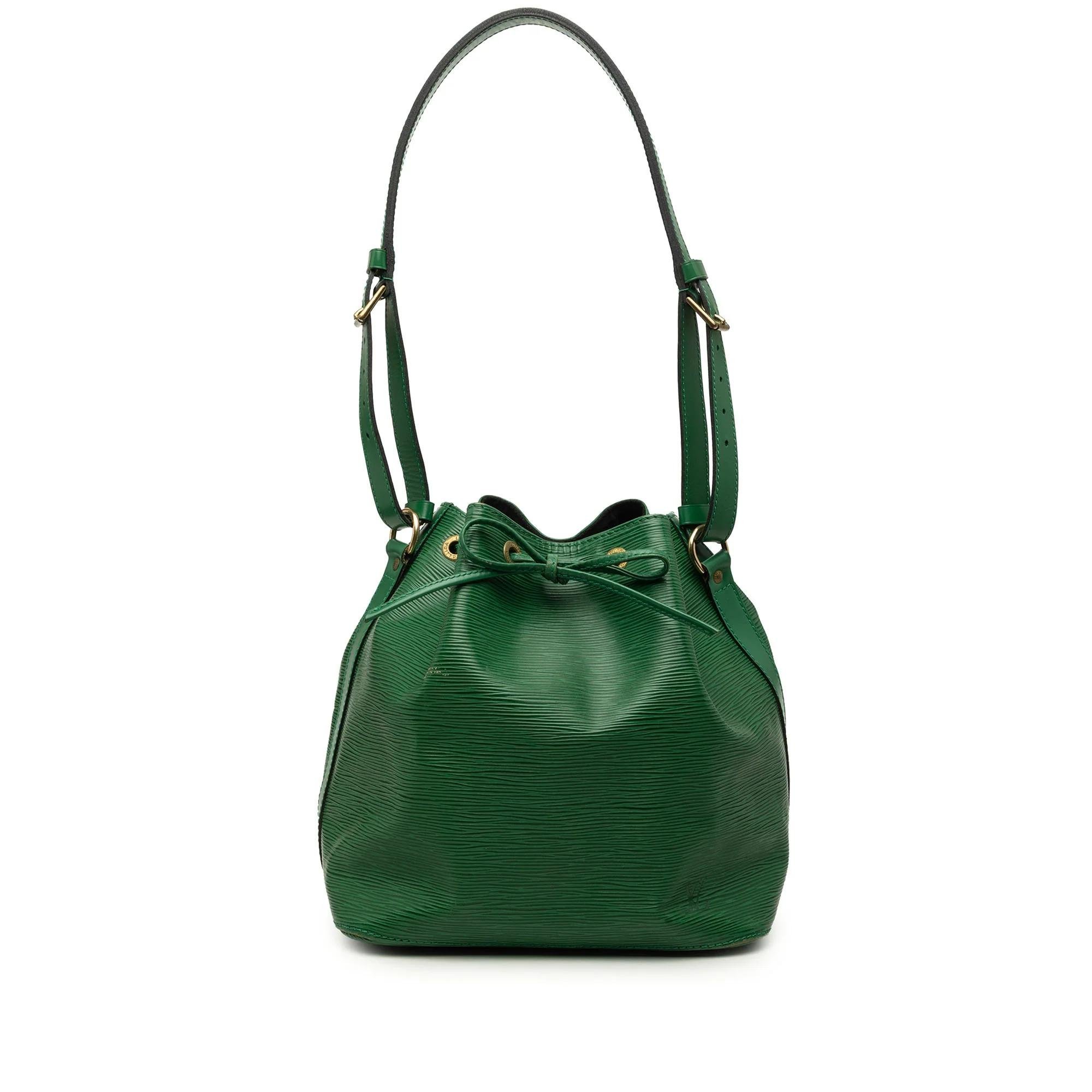 Bucket leather bag