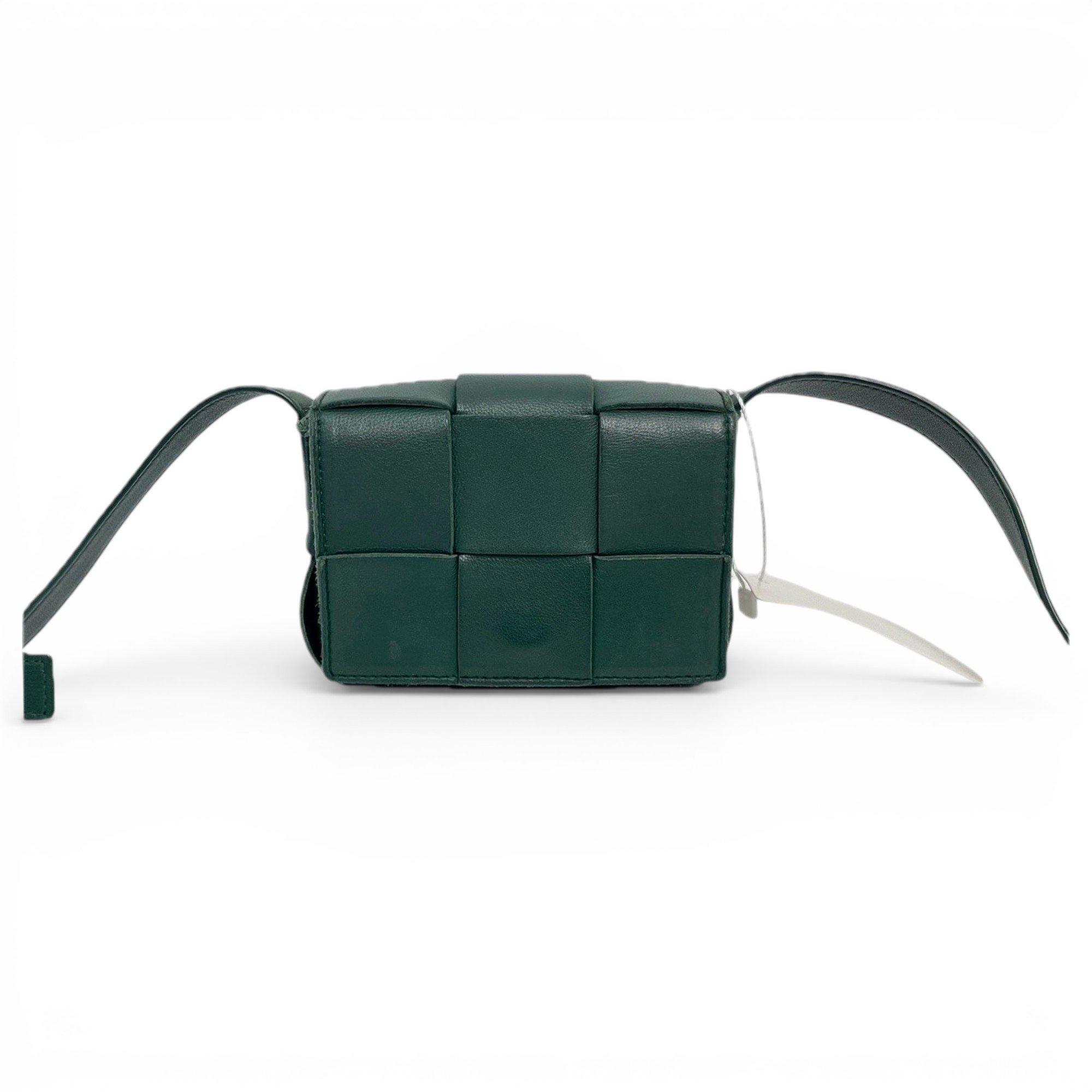 Cassette leather handbag
