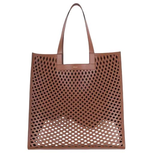Leather tote