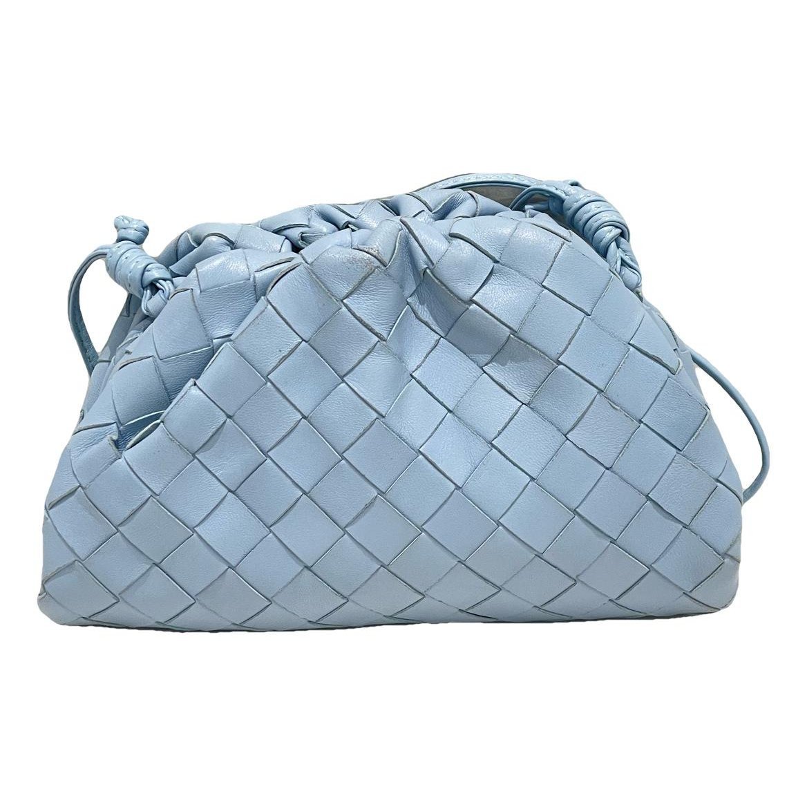 Pouch leather crossbody bag