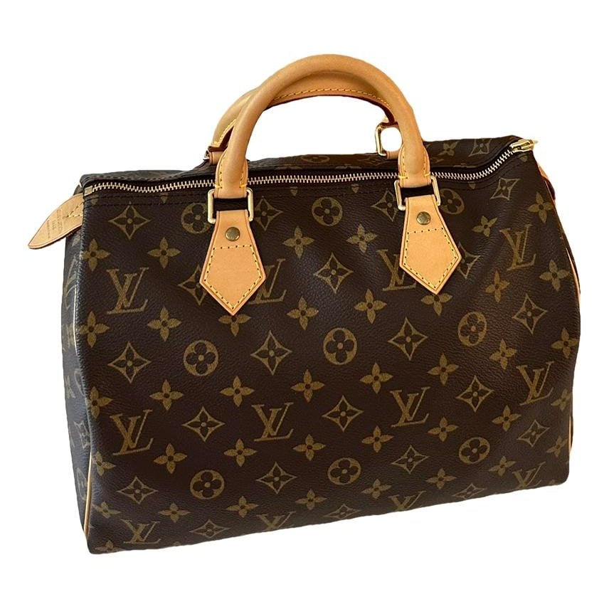 Speedy leather handbag