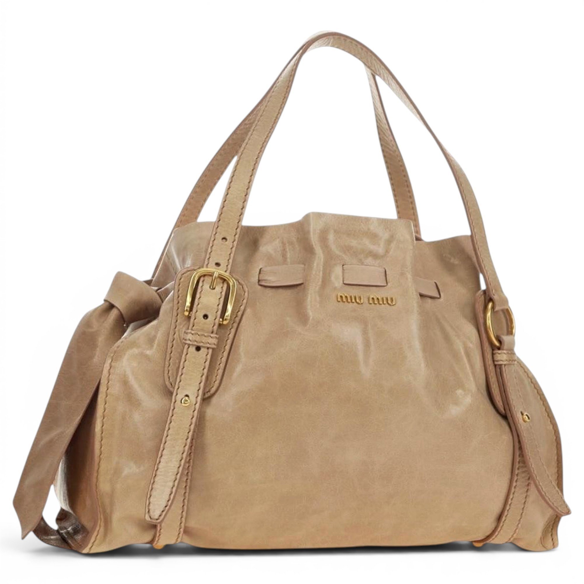 Leather handbag