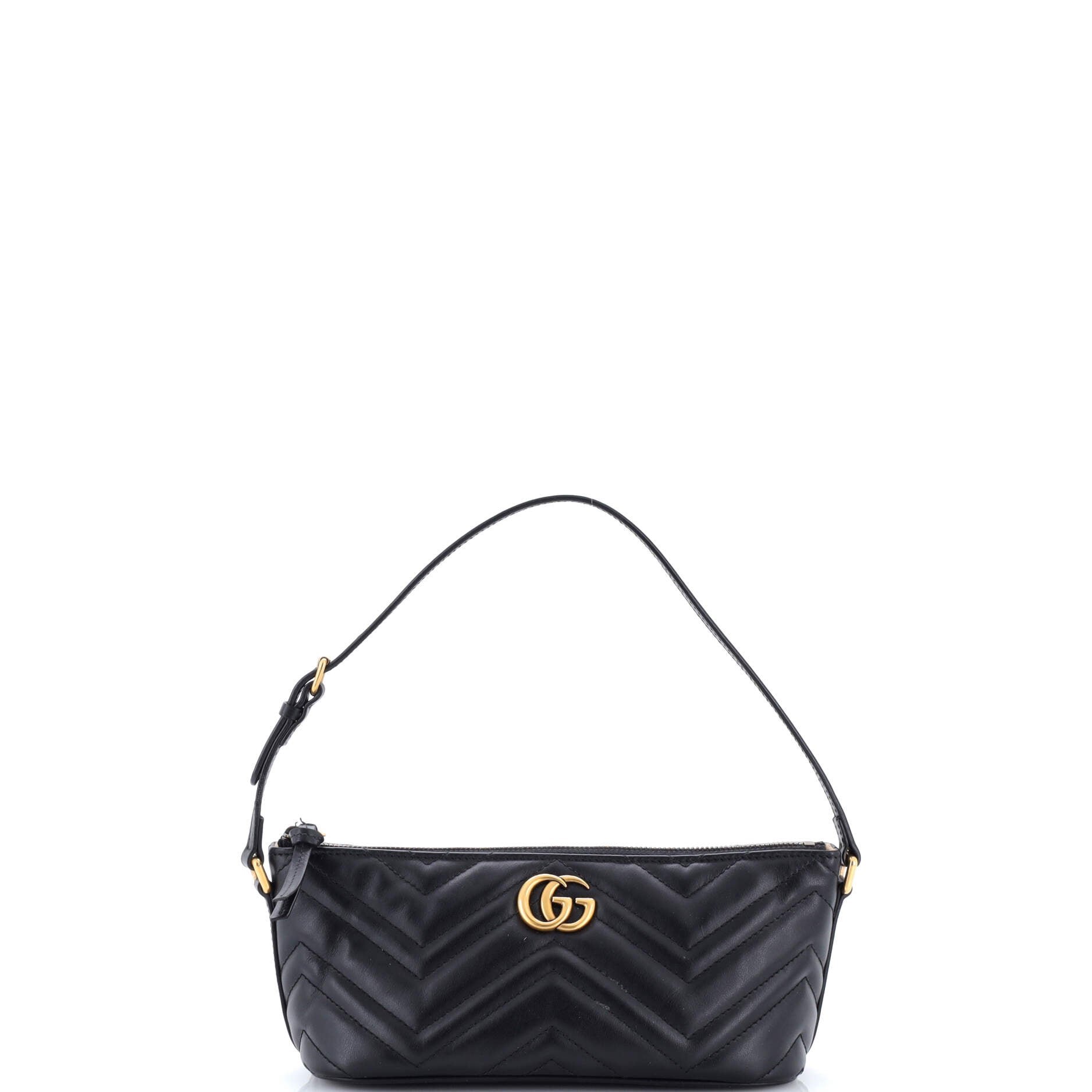 GG Marmont Pochette Shoulder Bag Matelasse Leather Small