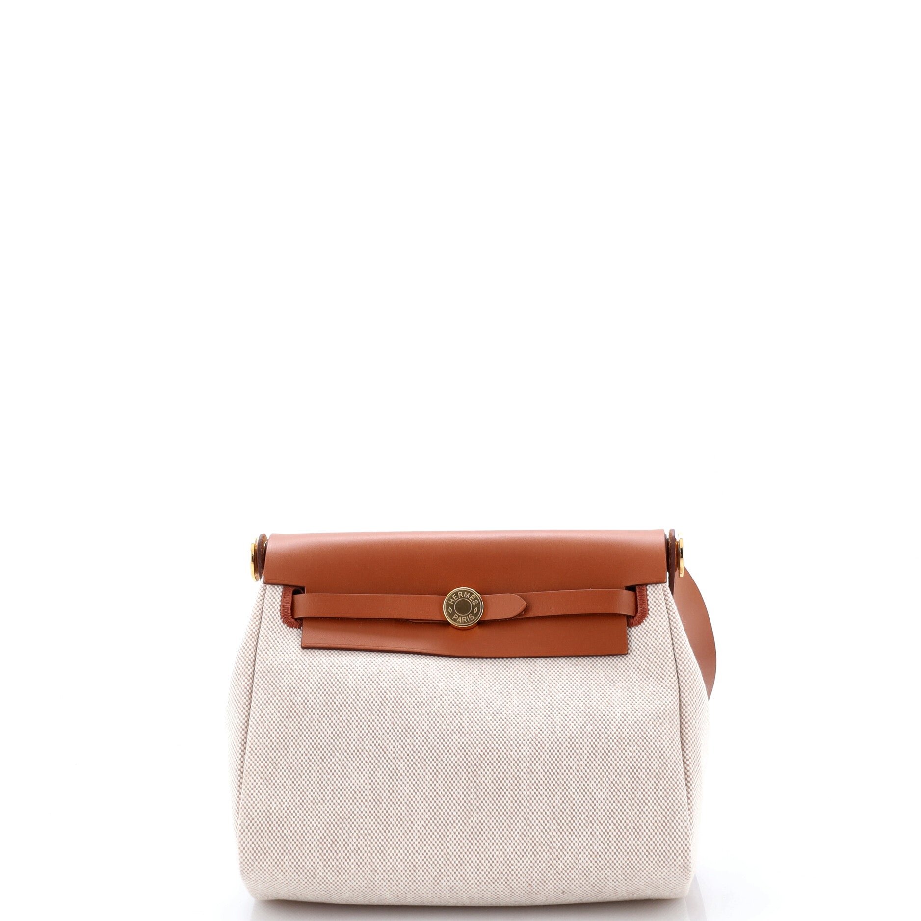 Herbag Zip Toile and Leather 20