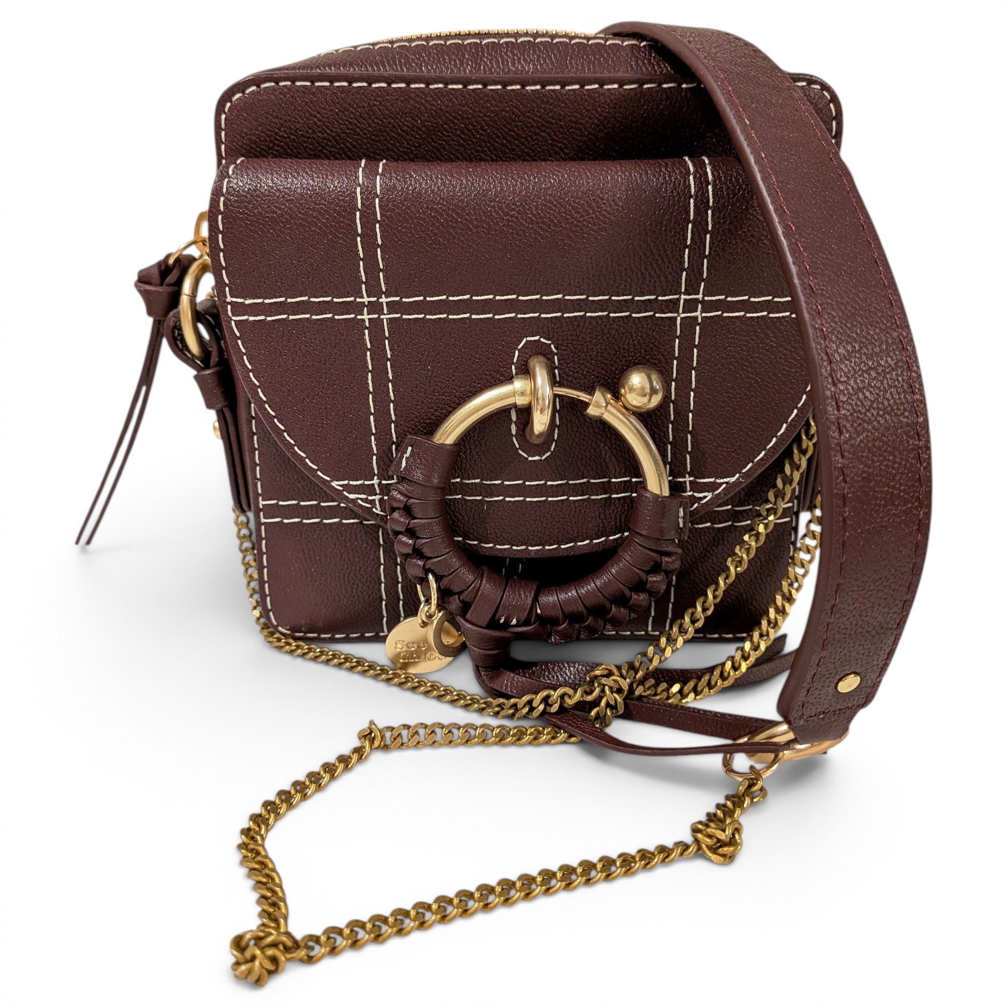 Leather crossbody bag