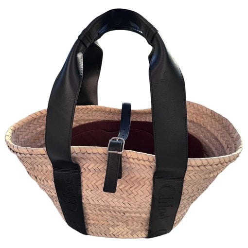 Leather tote