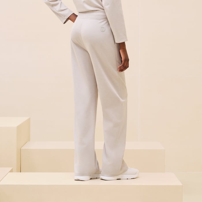 Beige Glaise Flowy Pants