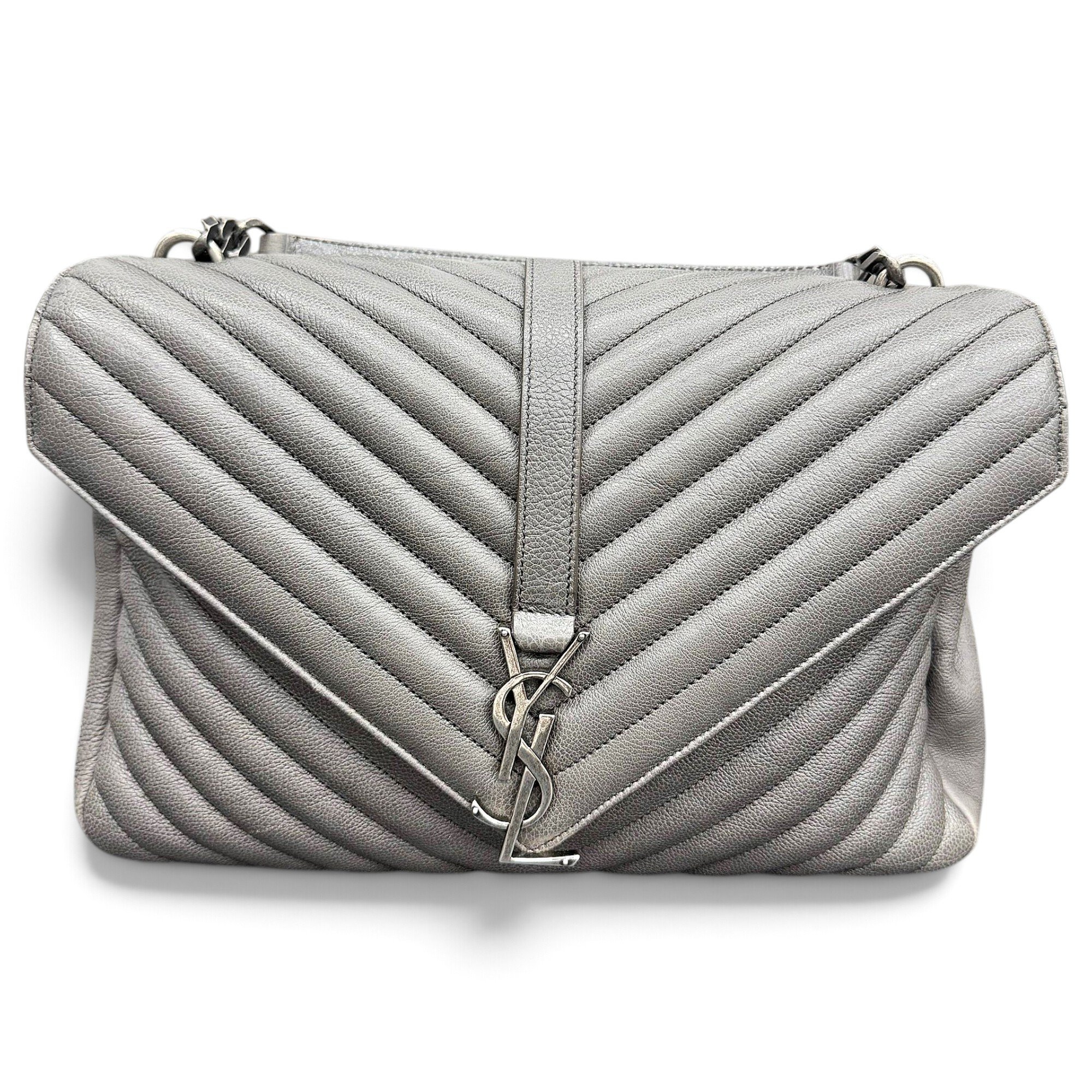 Collége monogramme leather handbag