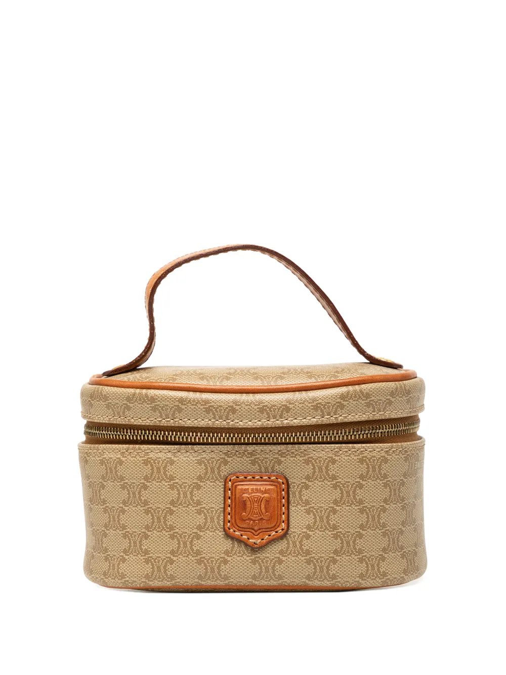 1996 Mini Macadam Coated Canvas vanity bag