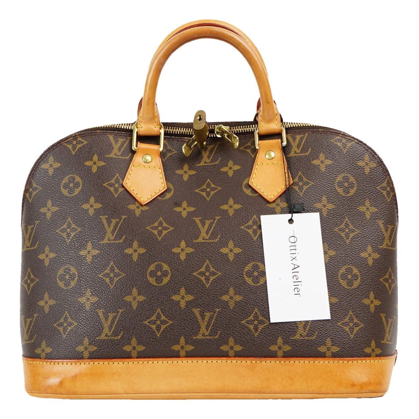 Alma leather handbag