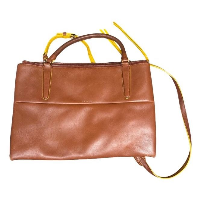Leather tote