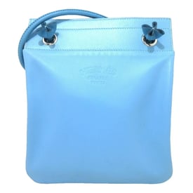 Hermes Aline Handbag Blue Du Nord Swift Leather