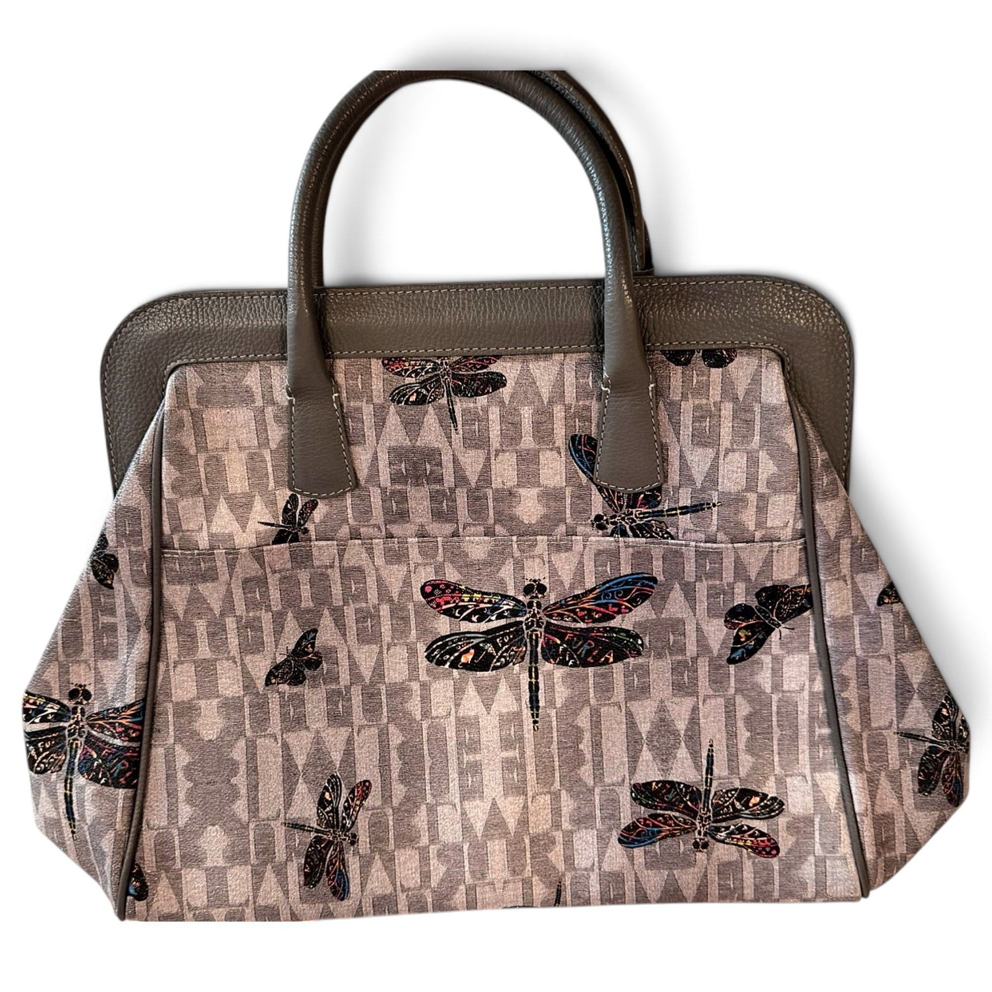 Vegan leather handbag