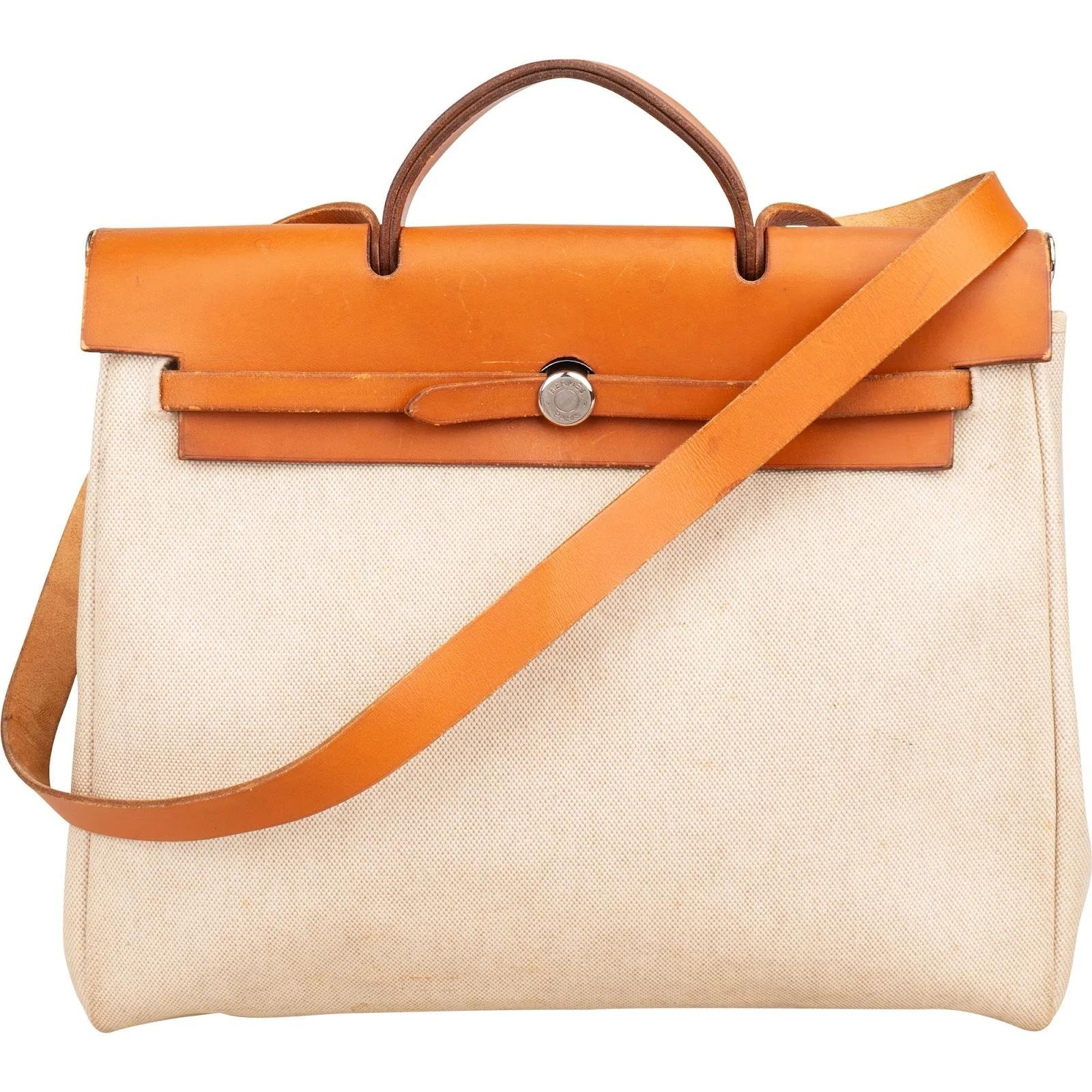Hermes Herbag Handbag 1999