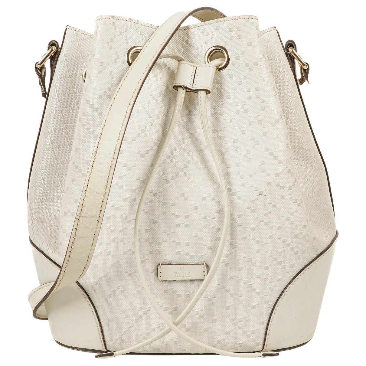Ophidia Bucket leather handbag