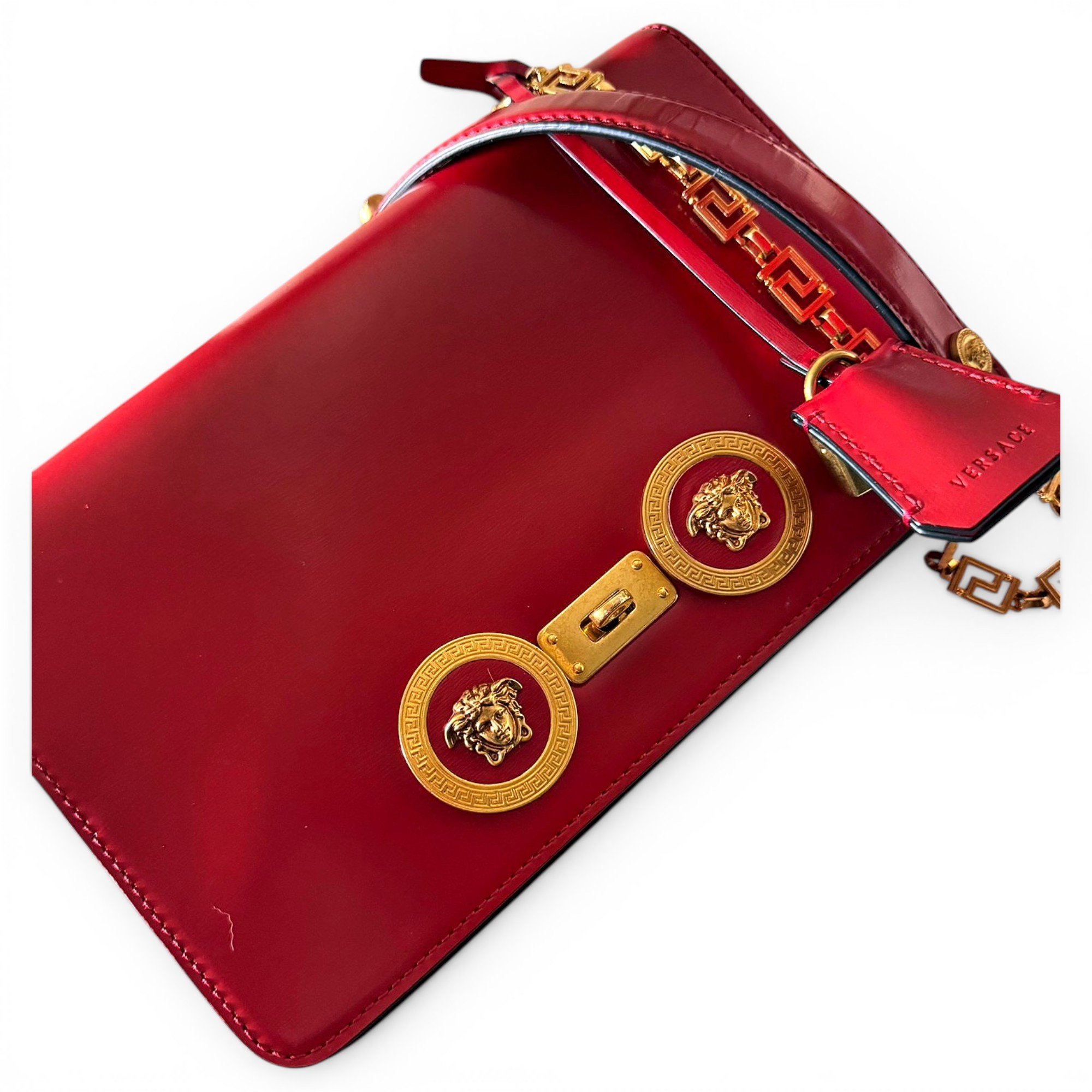 Versace Icon leather handbag