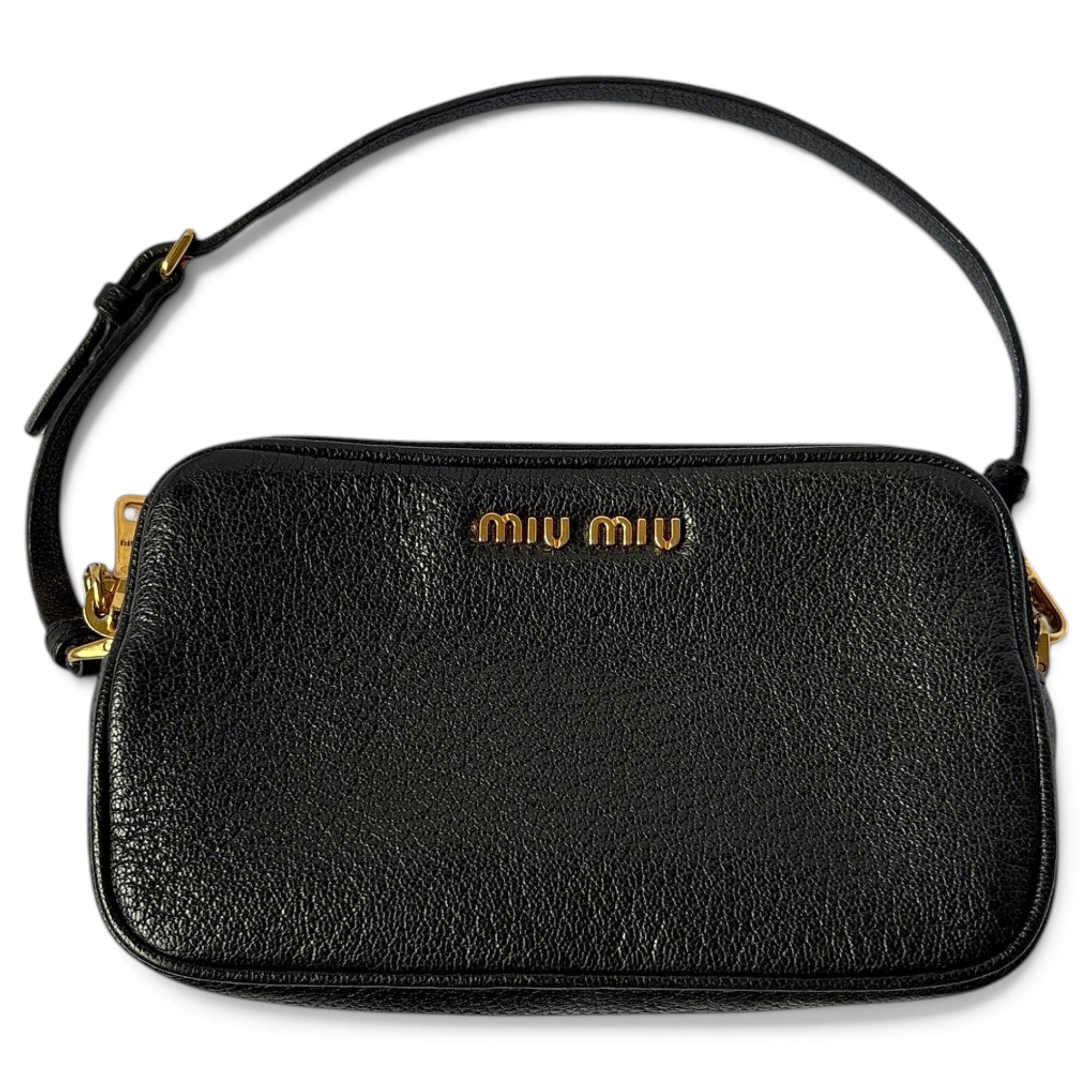Madras leather handbag