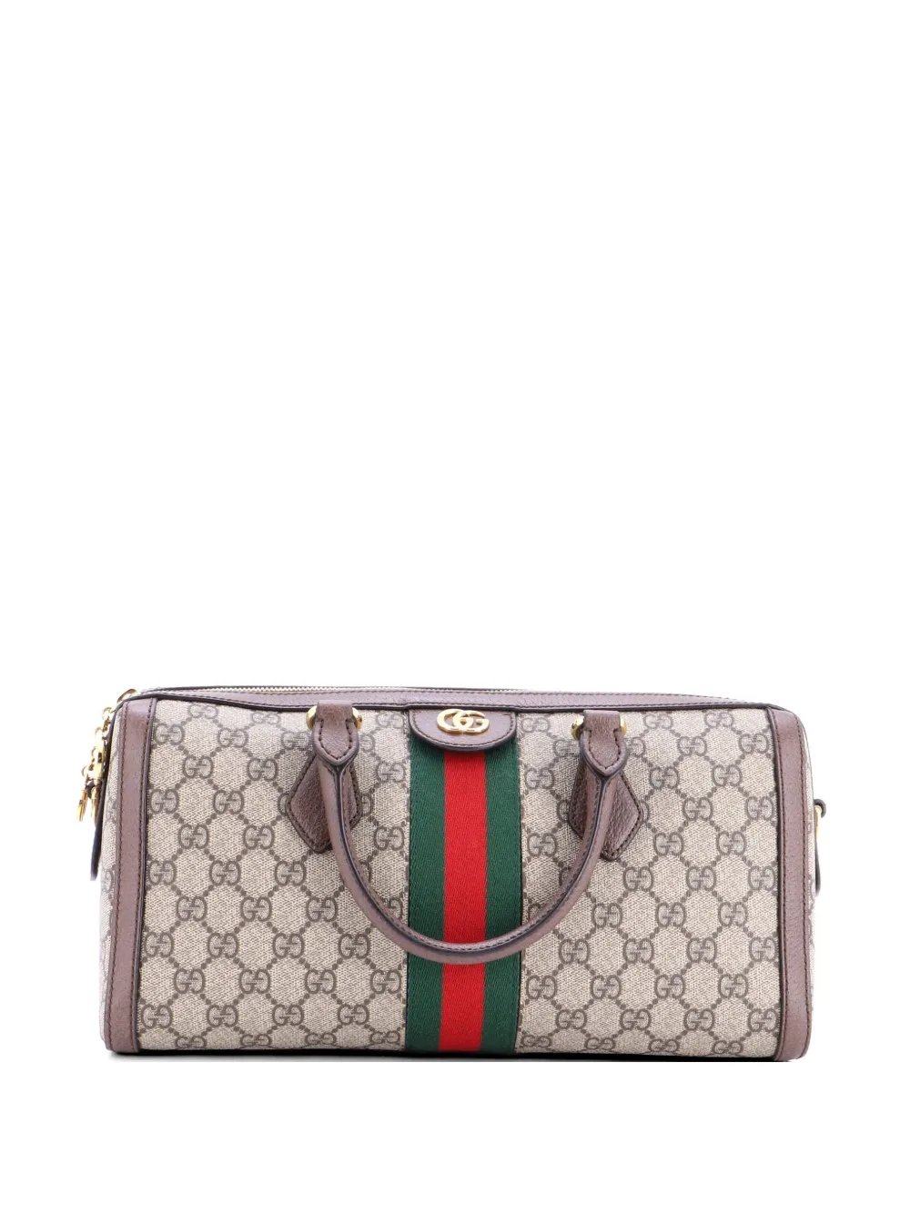 Ophidia Boston Bag GG Coated Canvas Medium satchel