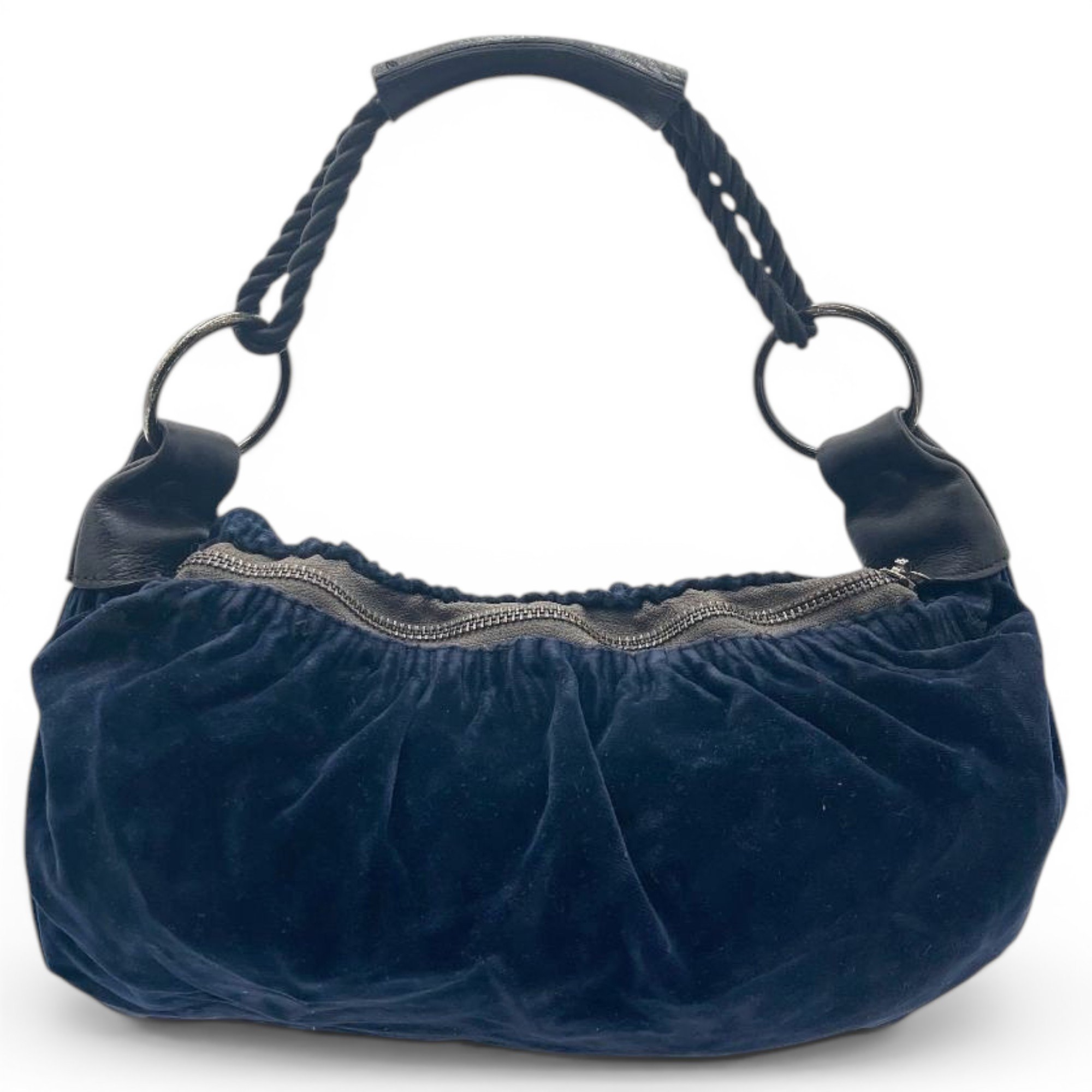 Velvet handbag