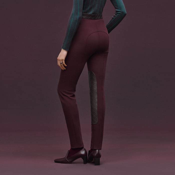 Rouge Bordeaux Pantalon Inspiration Jodhpur