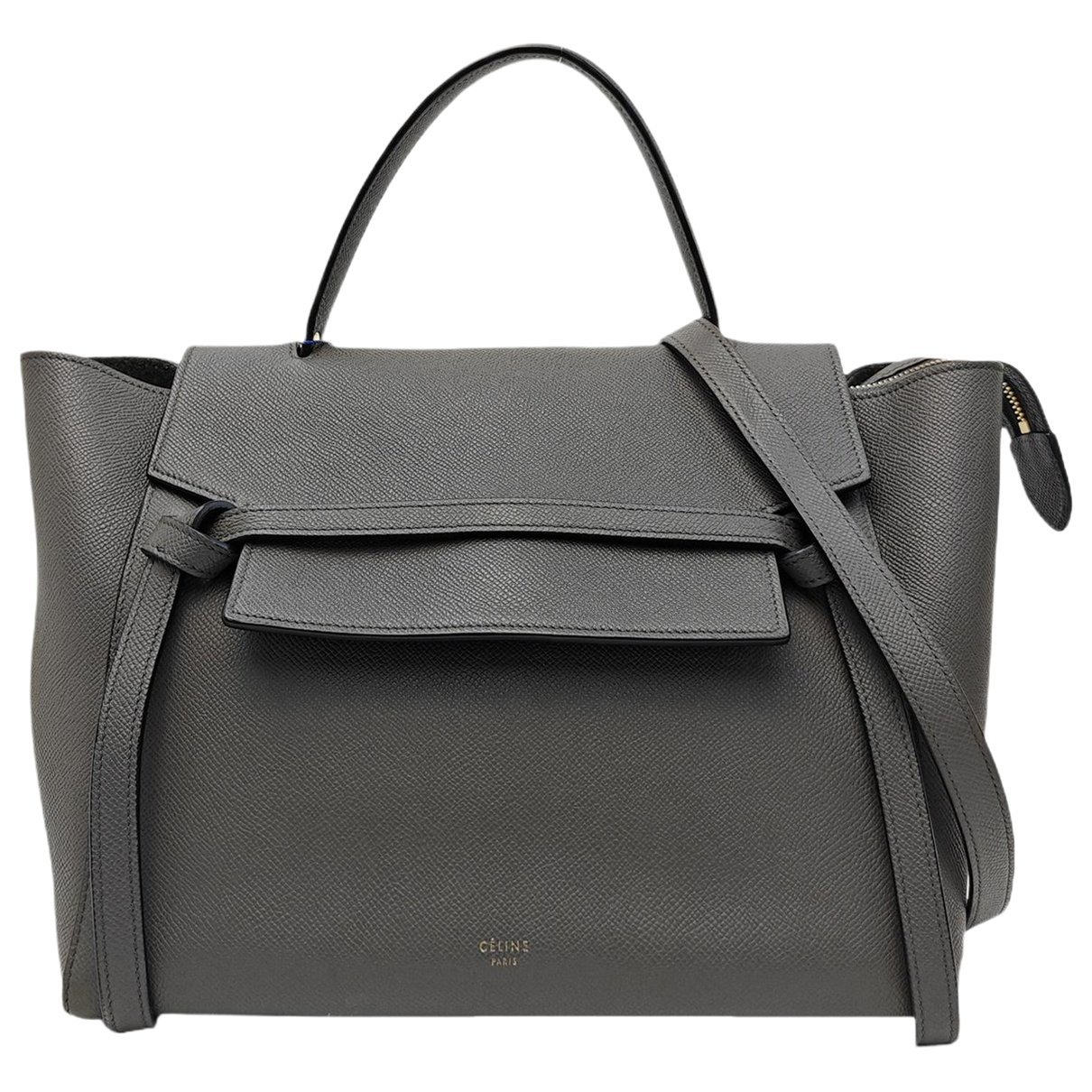 Belt leather handbag