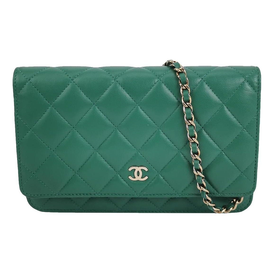 Wallet On Chain Timeless/Classique leather crossbody bag