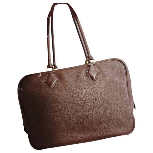 Plume leather handbag