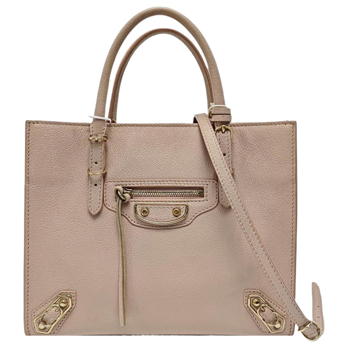 Papier leather handbag