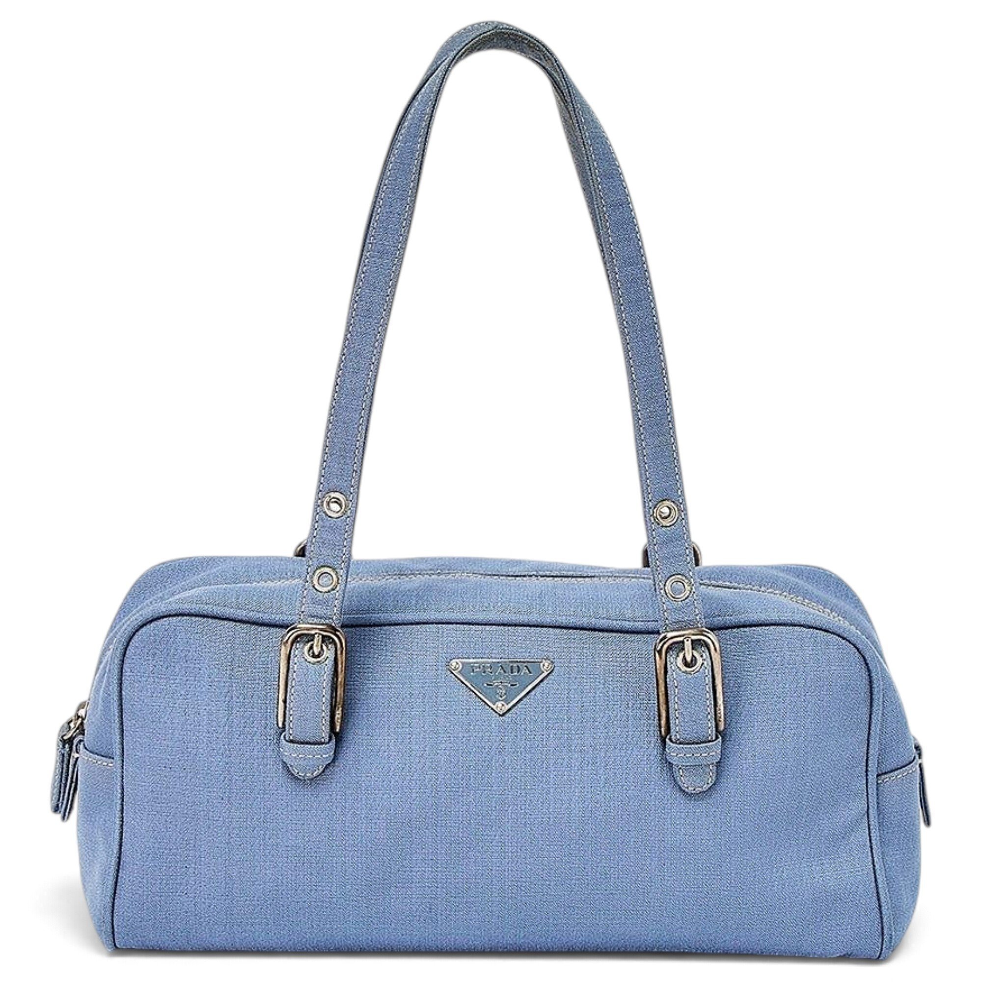 Triangle cloth handbag