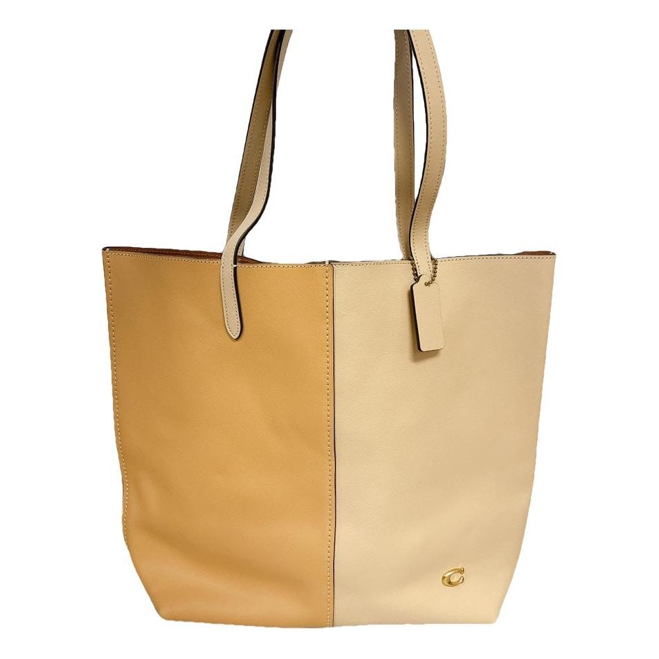Leather tote