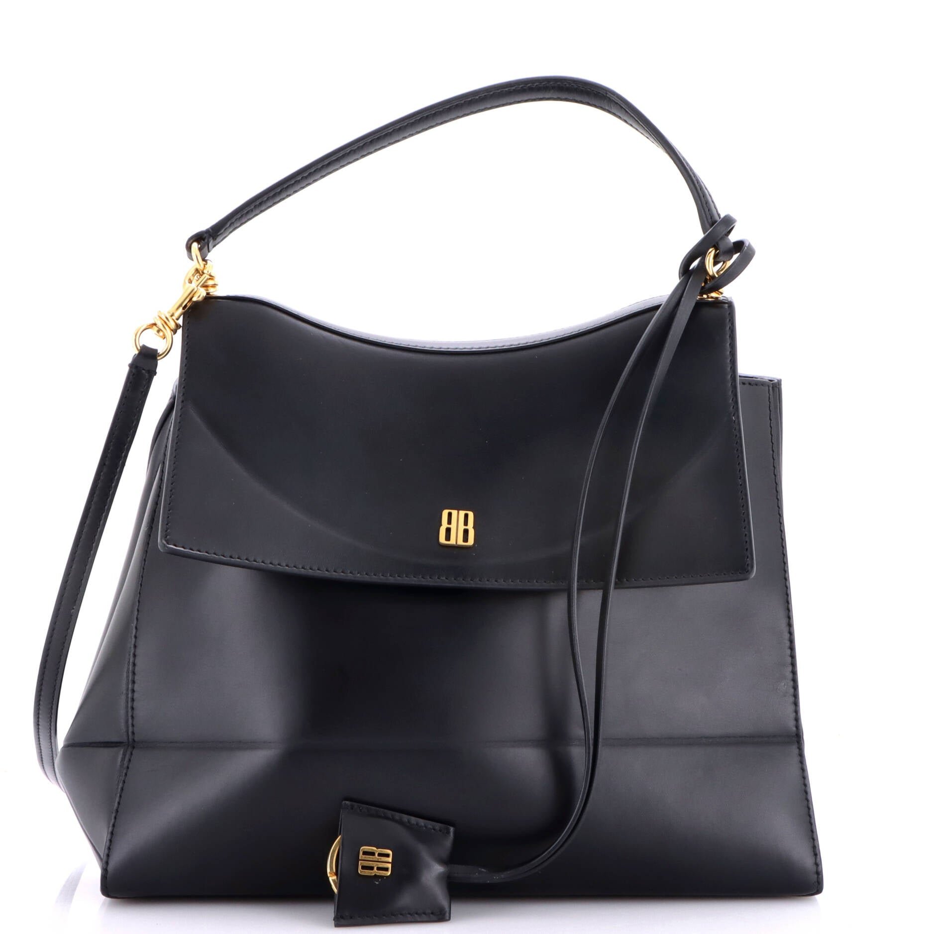 Nano Top Handle Bag Leather Medium