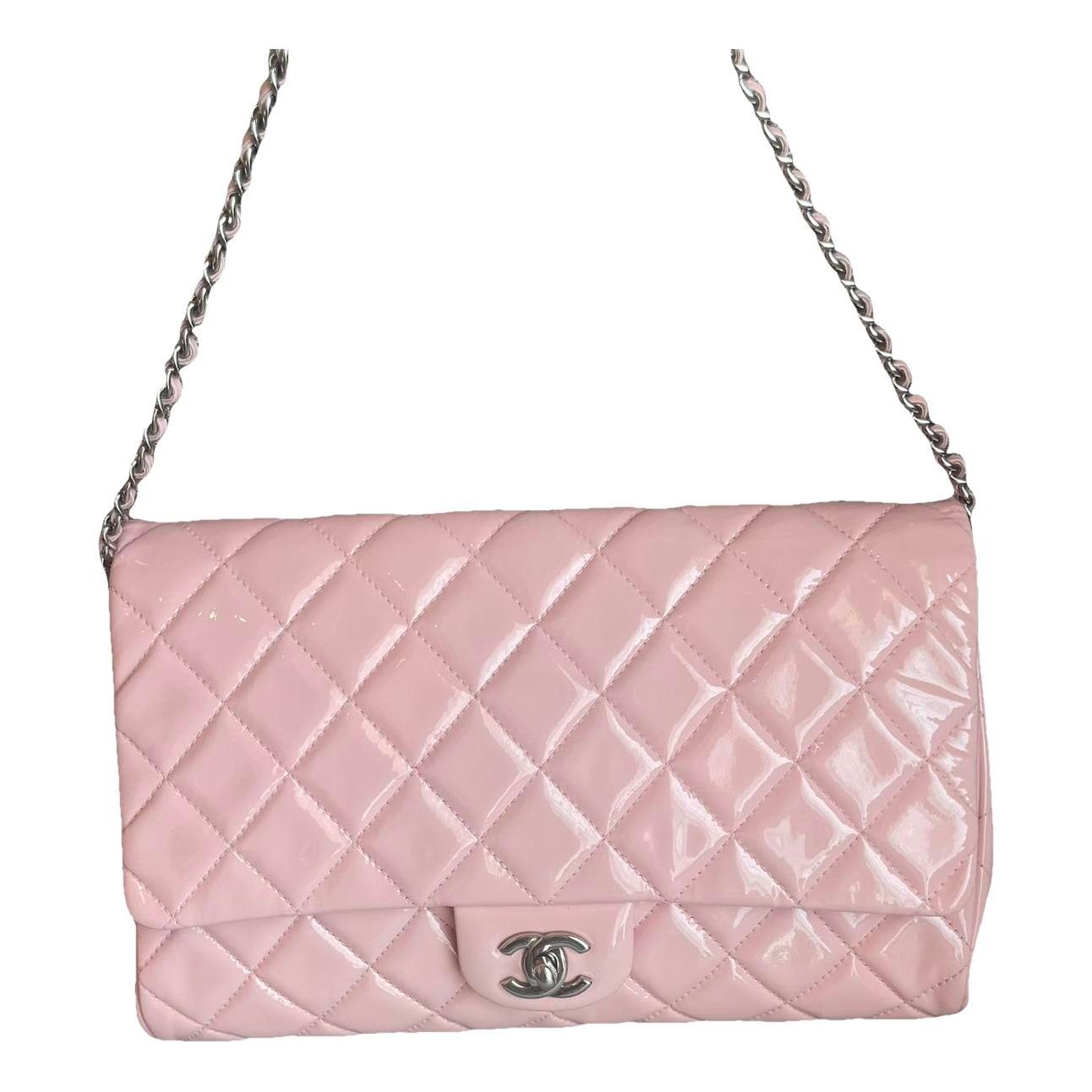 Patent leather handbag
