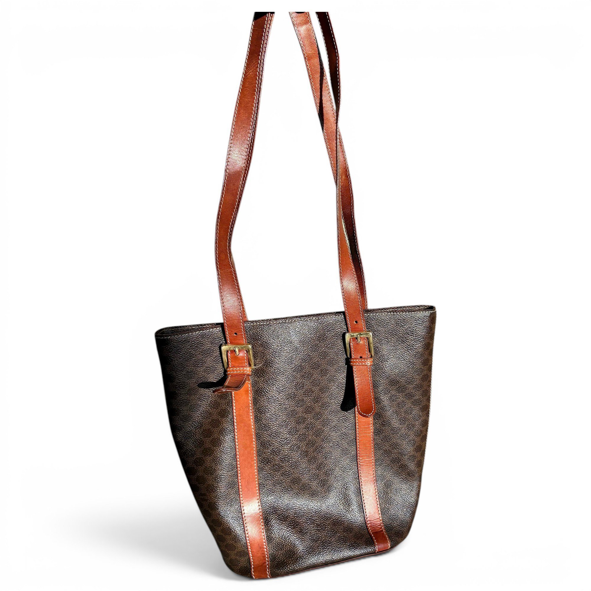 Leather tote