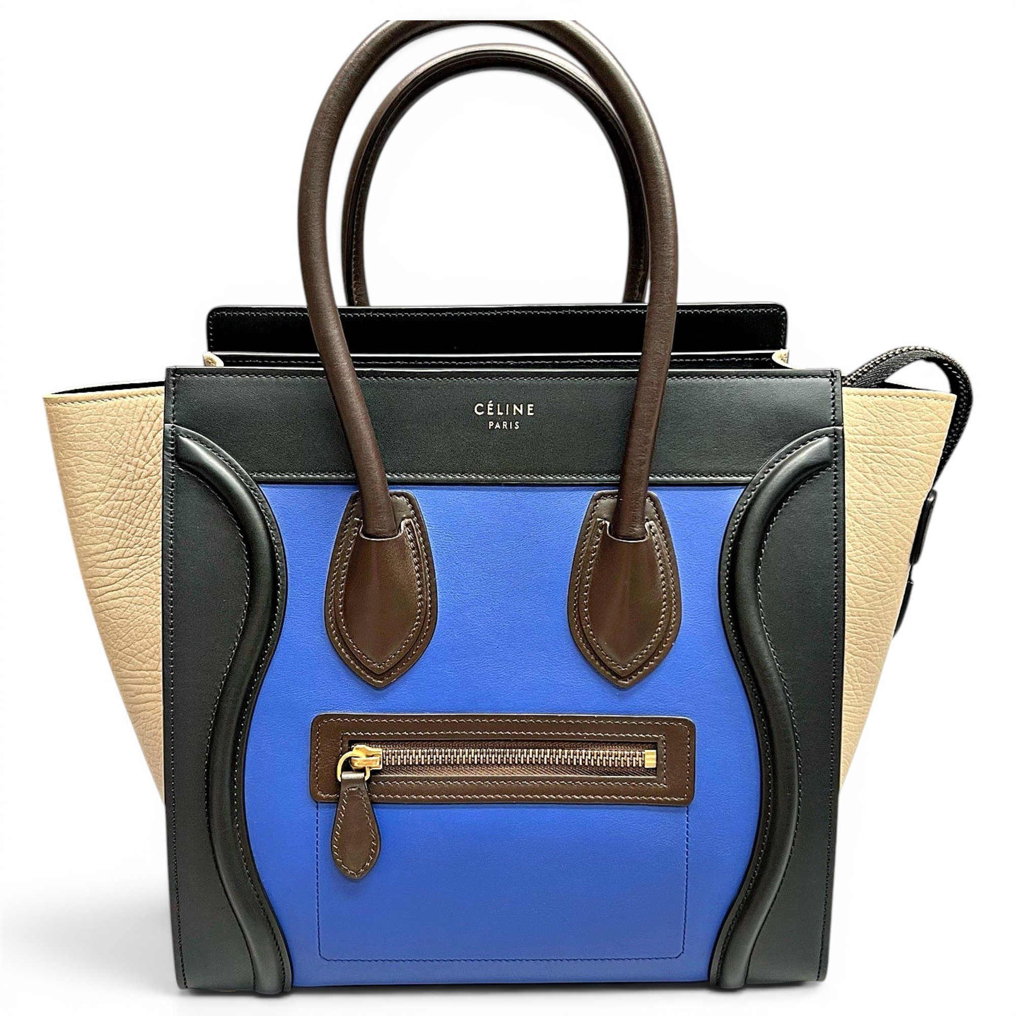 Luggage leather handbag