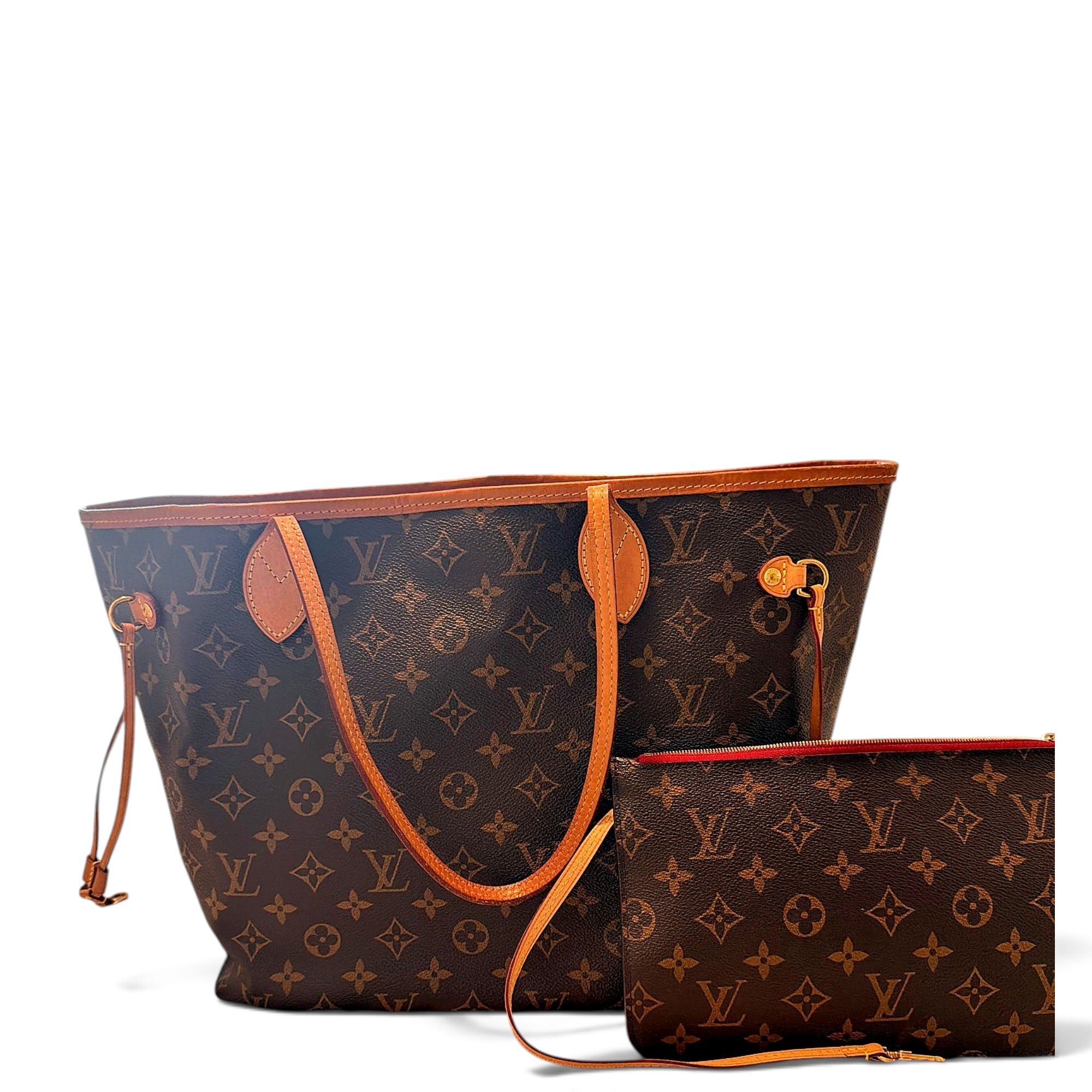 Neverfull leather tote