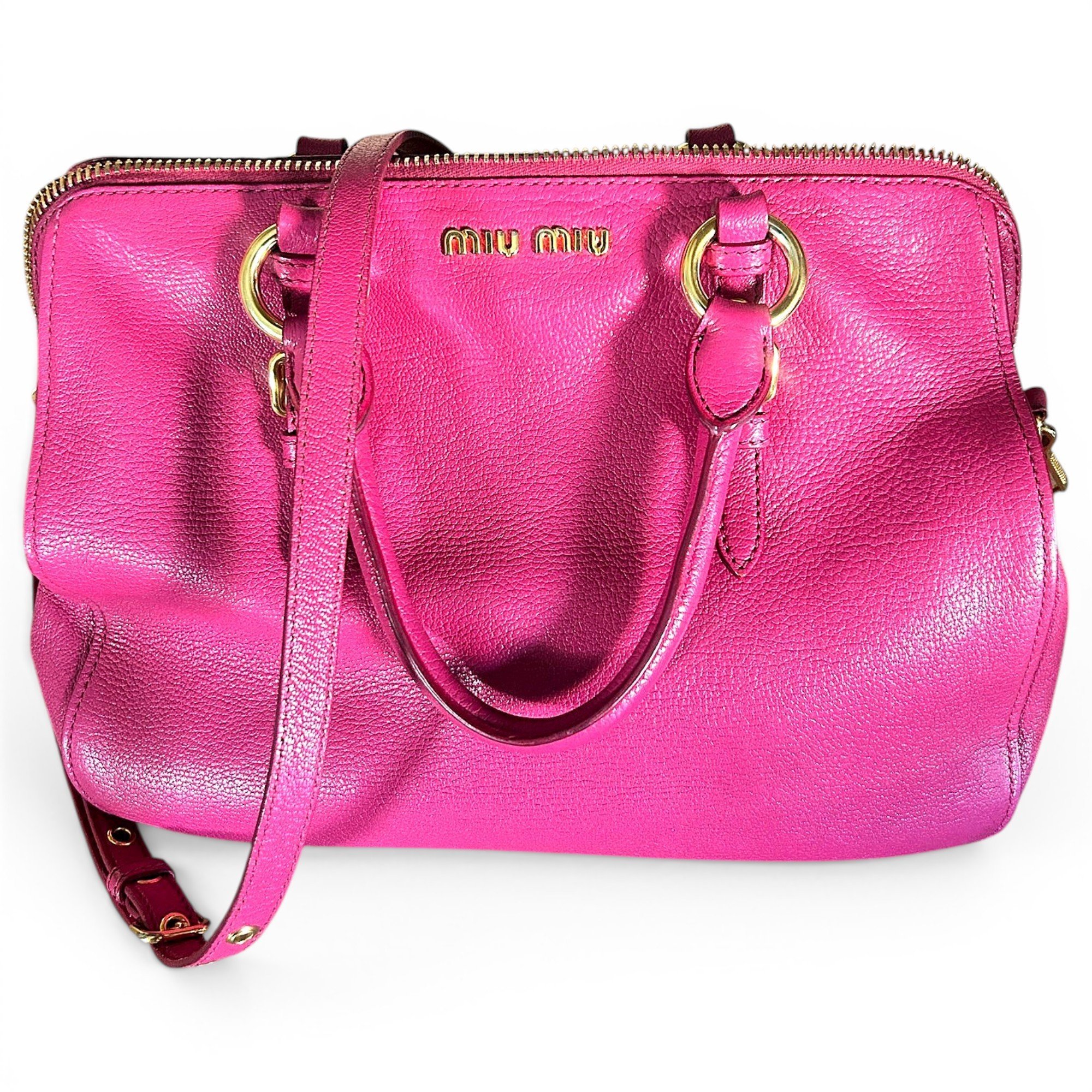 Vitello leather handbag