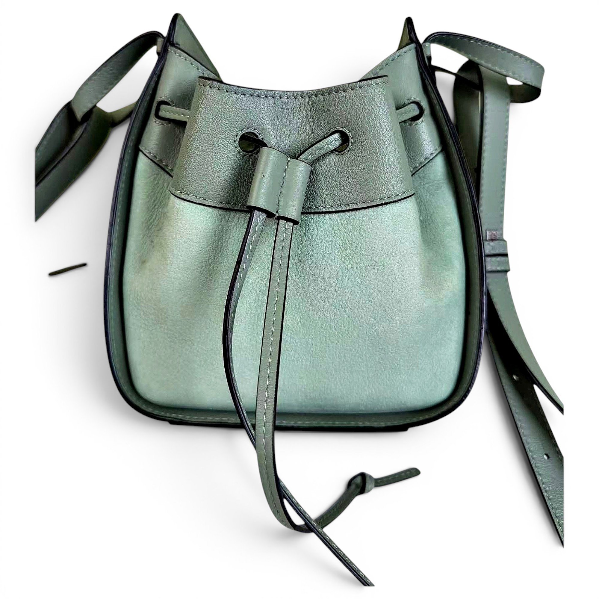Hammock leather handbag
