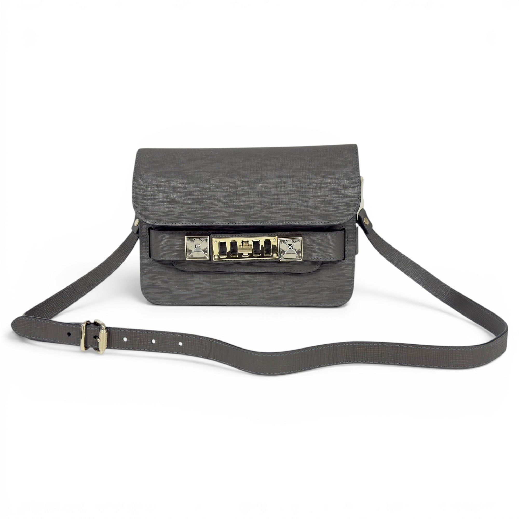 PS11 leather crossbody bag