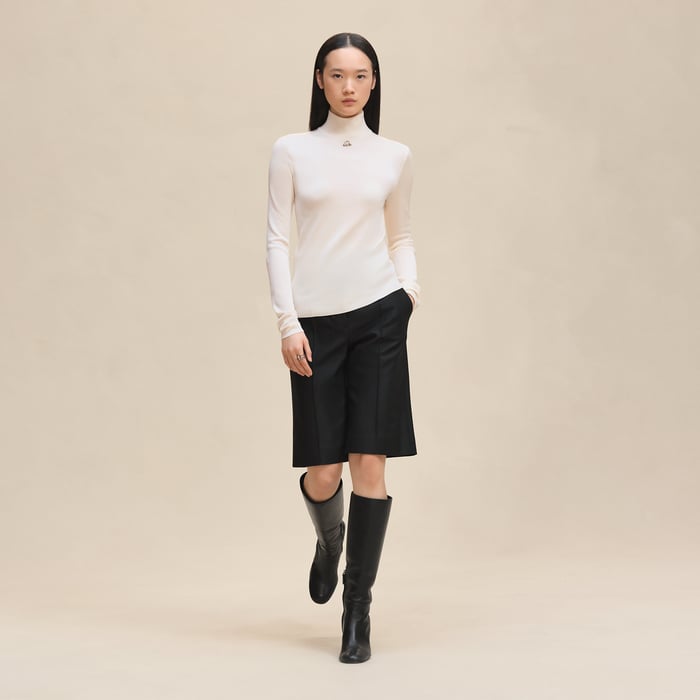Blanc Naturel Long-sleeve Sweater