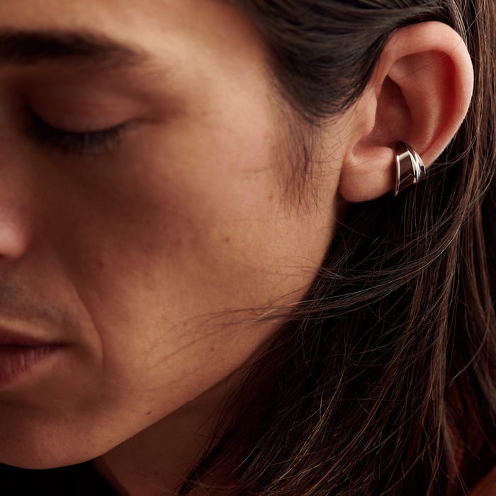Marron Transparent Equus Ear Cuff