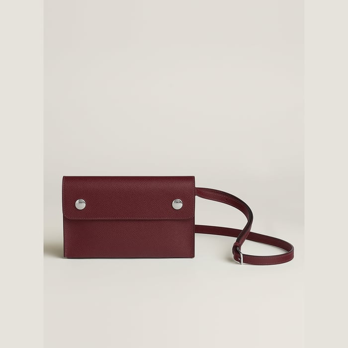 Rouge H Hermèsnap Wallet