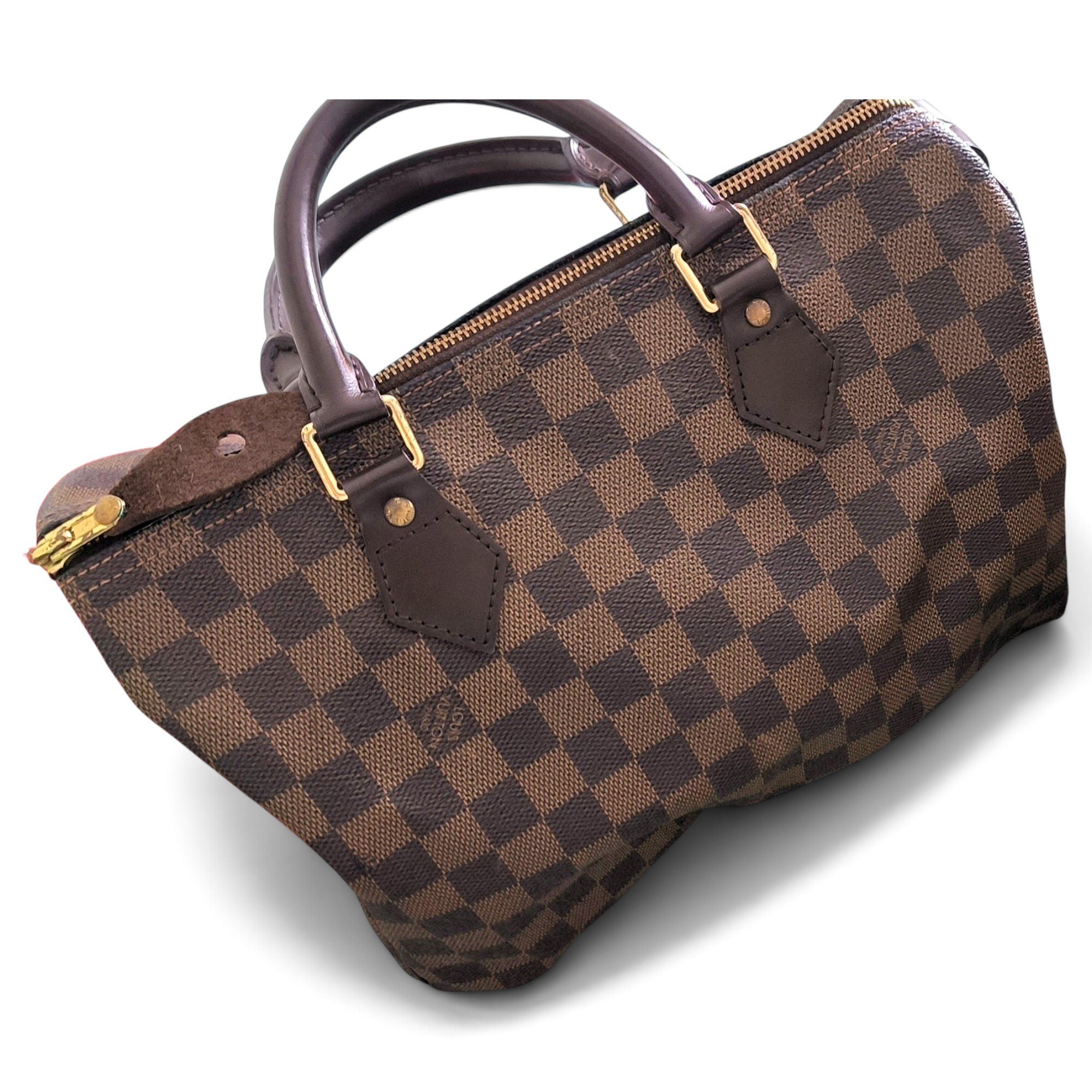 Speedy leather handbag