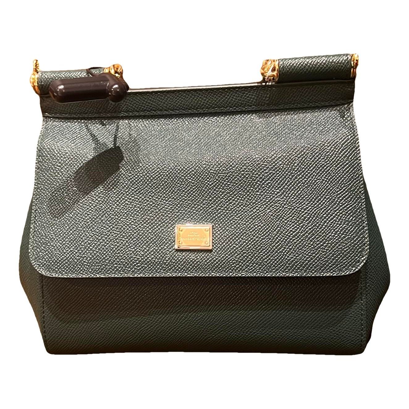 Dolce & Gabbana Sicily leather handbag