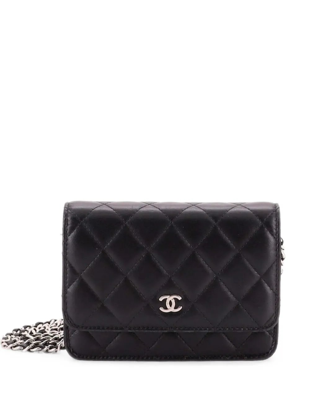 Wallet on Chain Quilted Lambskin Mini crossbody bag