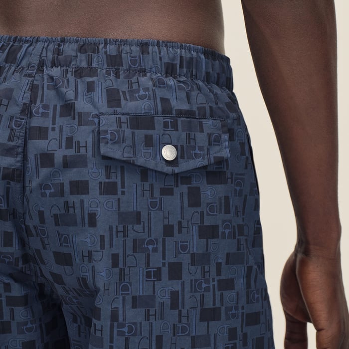 Marine "Metal Au Carre" Swim Trunks